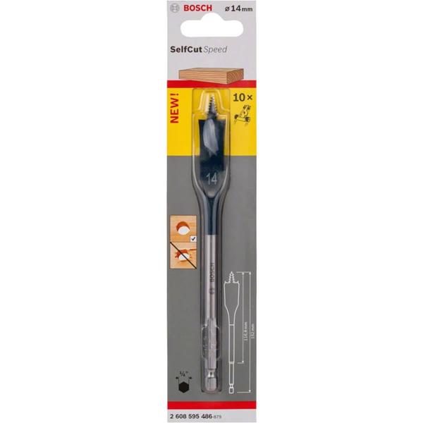 Imagem de Broca para Madeira Chata Self Cut Speed 14x152mm - 2608595486000 - BOSCH