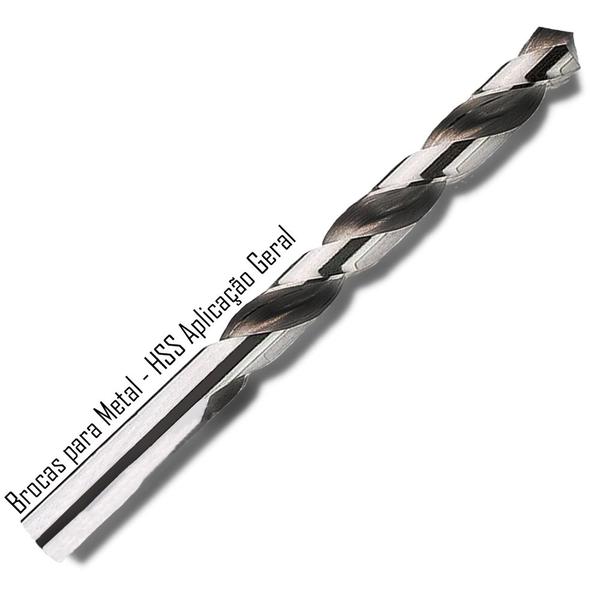 Imagem de Broca Para Metal - HSS para Aplicação Geral - Med. 10,5 X 133,0mm - 5 pçs