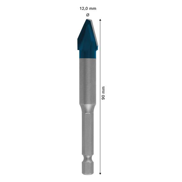 Imagem de Broca Para Porcelanato Expert Hexagonal 12 X 90Mm Bosch