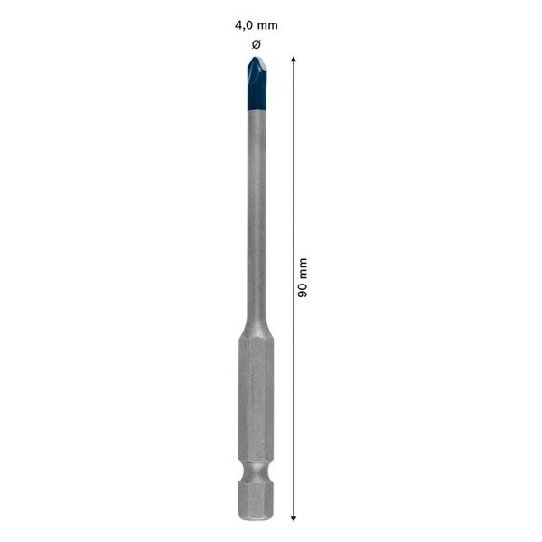 Imagem de Broca Para Porcelanato Expert Hexagonal 4 X 90Mm Bosch