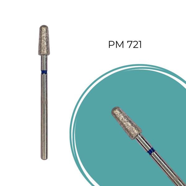 Imagem de Broca Ponta Diamantada Conica Topo Arredondado PM 721 Brilho