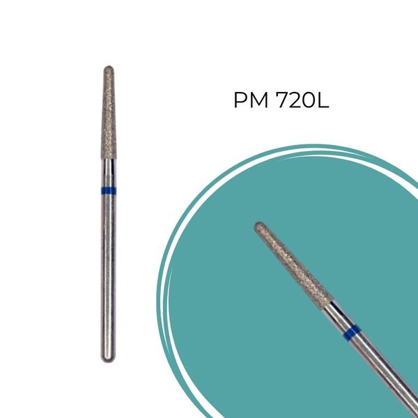 Imagem de Broca Ponta Diamantada Conica Topo Arredondado PM720L Brilho