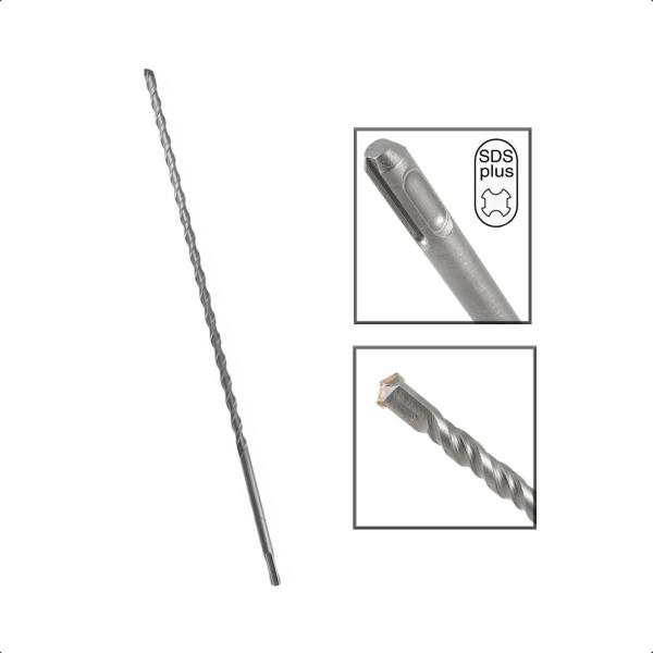 Imagem de Broca Sds Plus 12X400 Mm Aço Carbono Tungstênio Martelete