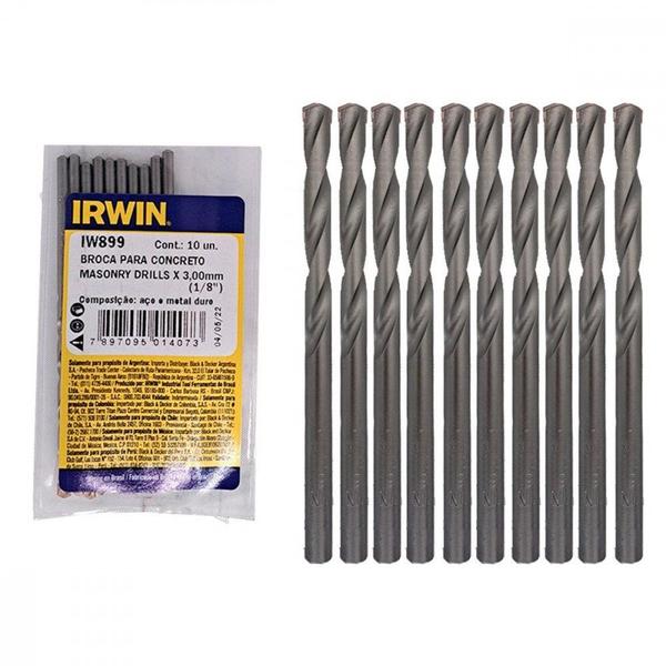 Imagem de Broca Widea Irwin 3Mm- 1/8" - Kit C/10 Peca