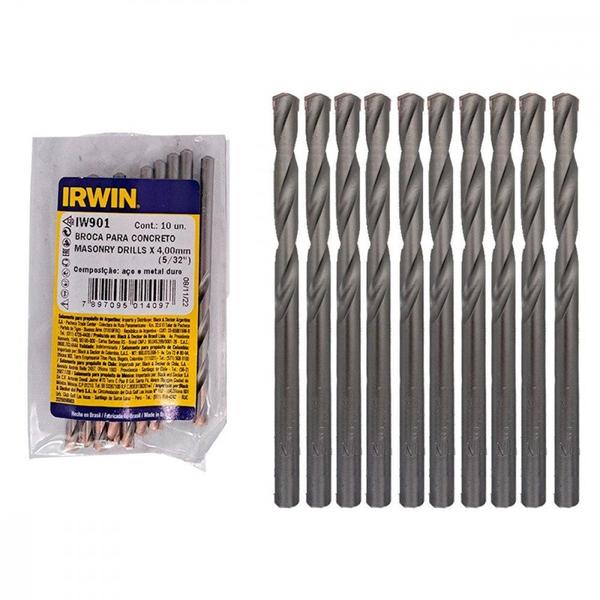 Imagem de Broca Widea Irwin 4 Mm - 5/32'' - Kit C/10 Peças