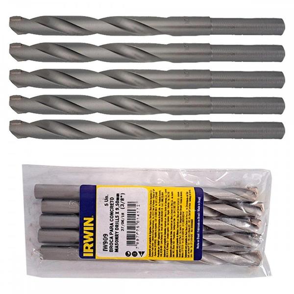 Imagem de Broca Widea Irwin 9,5 Mm - 3/8'' . / Kit C/ 5 Peças