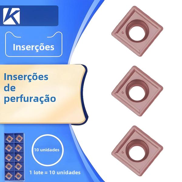 Imagem de Brocas Indexáveis em U (13mm-50mm) - Série SP para Torno CNC - Usinagem 2D/3D/4D