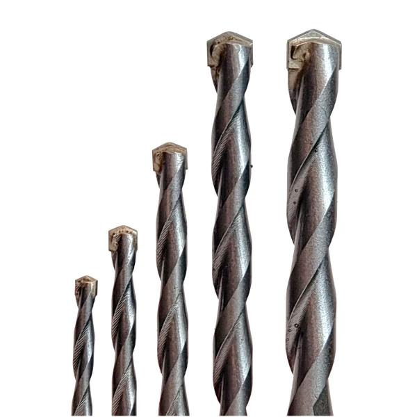 Imagem de Brocas Para Parede Concreto Kit 5 Pçs 4 A 10Mm Profissional