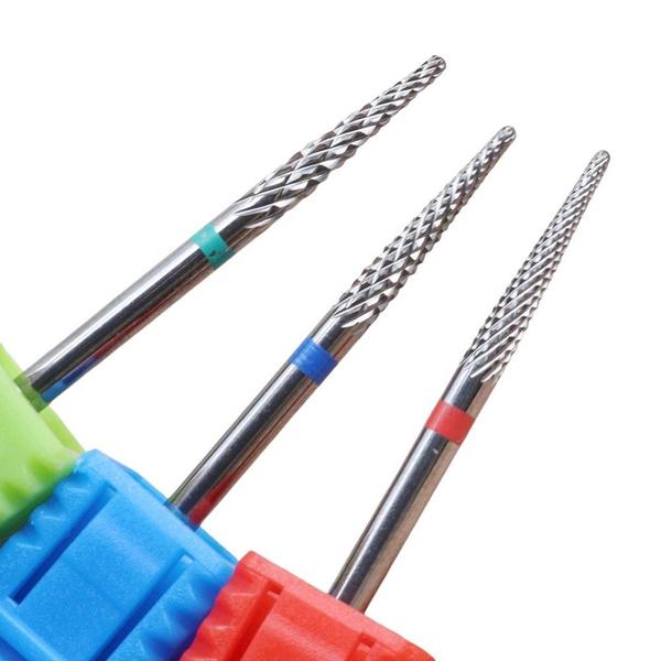 Imagem de Brocas para Unhas de Carboneto de Tungstênio 3/32" - Removedor Profissional de Cutículas