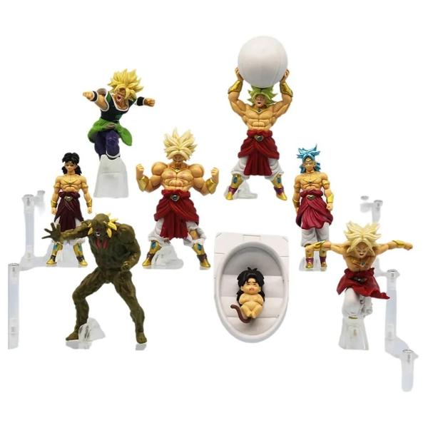 Imagem de Broly Goku Dragon Ball Anime Action Figure 9-13cm Battle Stance Modelo Brinquedo Presente Para