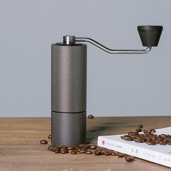 Imagem de Brown High Quality Alumínio Manual Coffee Grinder C2 Inoxidável Aço Moedor mini Moagem de Café Moedores de café elétricos