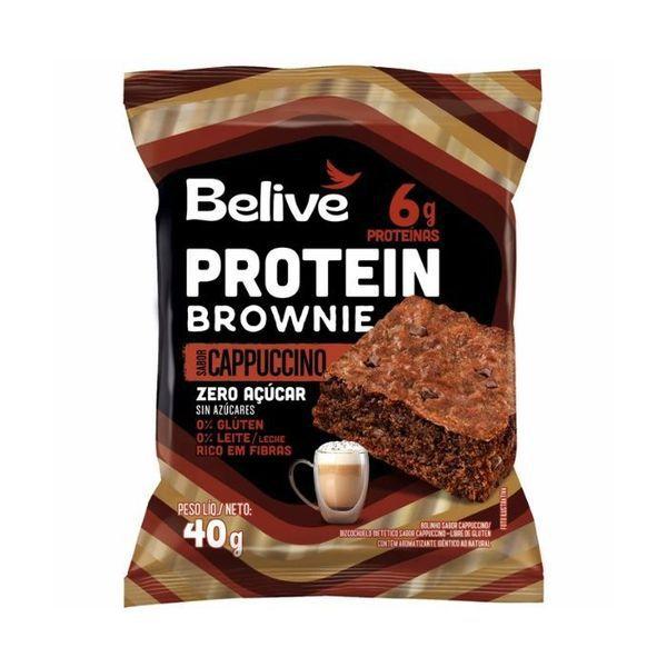 Brownie cappuccino protein belive 40g Imagem de Brownie cappuccino protein belive 40g