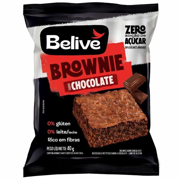 Imagem de Brownie Chocolate Belive Zero Açúcar, Glúten E Lactose