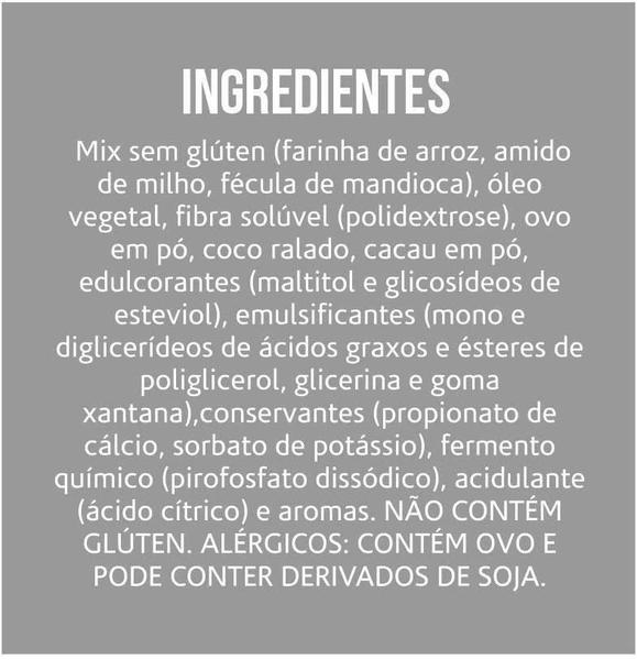 Brownie Chocolate Coco Zero Belive Sem Gluten 40G (20 Und) Imagem de Brownie Chocolate Coco Zero Belive Sem Gluten 40G (20 Und)