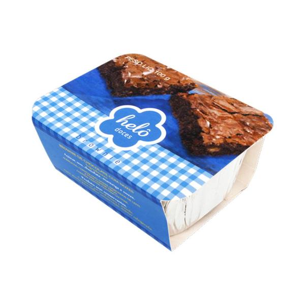 Brownie de Chocolate Com Nozes Helô Doces 100g Imagem de Brownie de Chocolate Com Nozes Helô Doces 100g
