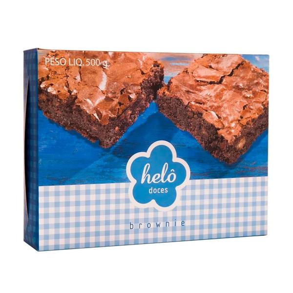 Imagem de Brownie de Chocolate Com Nozes Helô Doces 500g