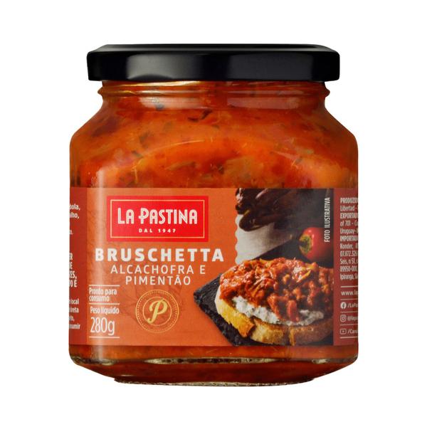 Imagem de Bruschetta LA PASTINA Alcahofra e Pimentão 280g (3 und)