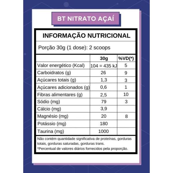 Imagem de Bt Nitrato - Suplemento para Performance Esportiva - Vegano