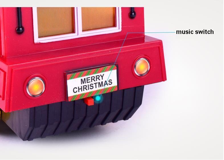 Imagem de Bubble Blowing Toy Train Wokex Musical Carriage Caminhão de bombeiros