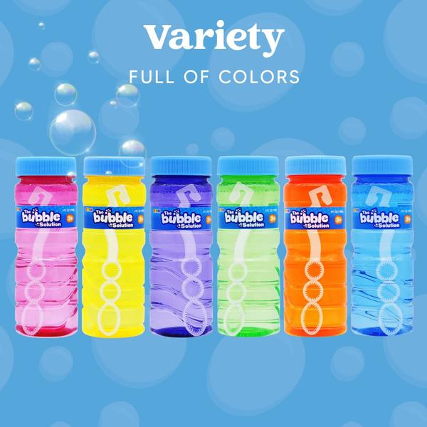 Imagem de Bubble Bottles JOYIN 24 unidades com varinha para crianças, brinquedo de verão de 120 ml