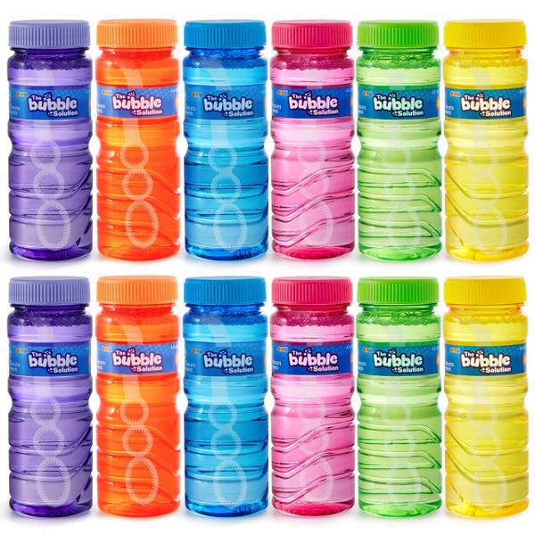 Imagem de Bubble Bottles JOYIN 24 unidades com varinha para crianças, brinquedo de verão de 120 ml