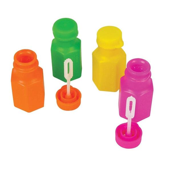 Imagem de Bubble Bottles Rhode Island Novelty Neon, 1,75 polegadas, pacote com 48