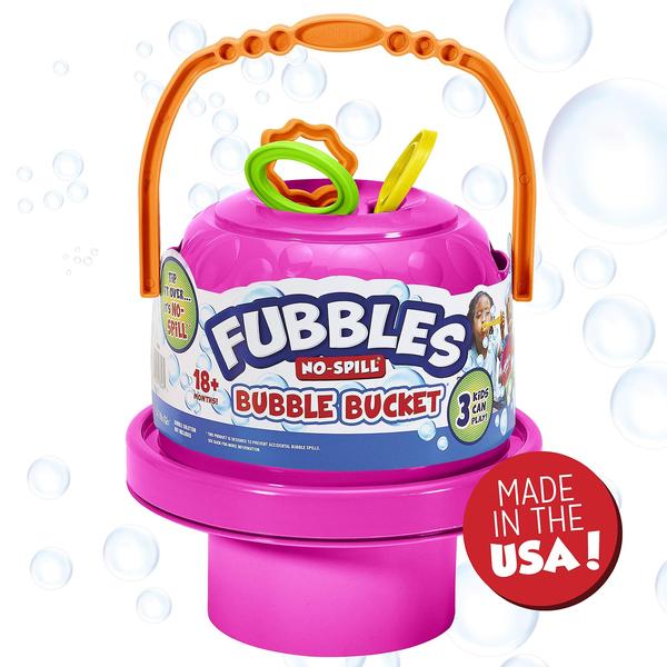 Imagem de Bubble Bucket Little Kids Fubbles No-Spill Big Pink USA