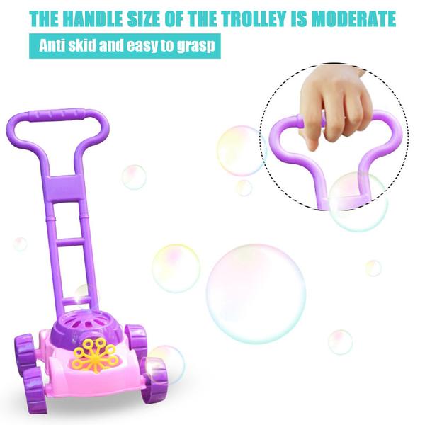 Imagem de Bubble Lawn Mower Toy Wokex para meninos e meninas com solução de 118 ml