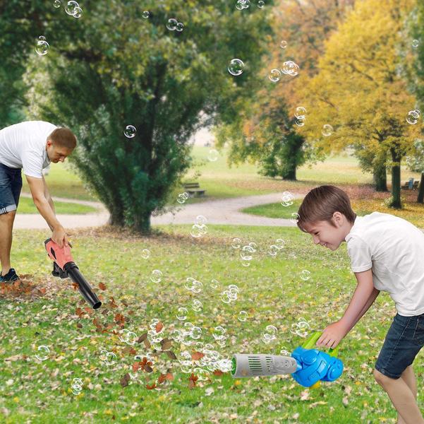 Imagem de Bubble Leaf Blower ArtCreativity para crianças pequenas com 3 soluções