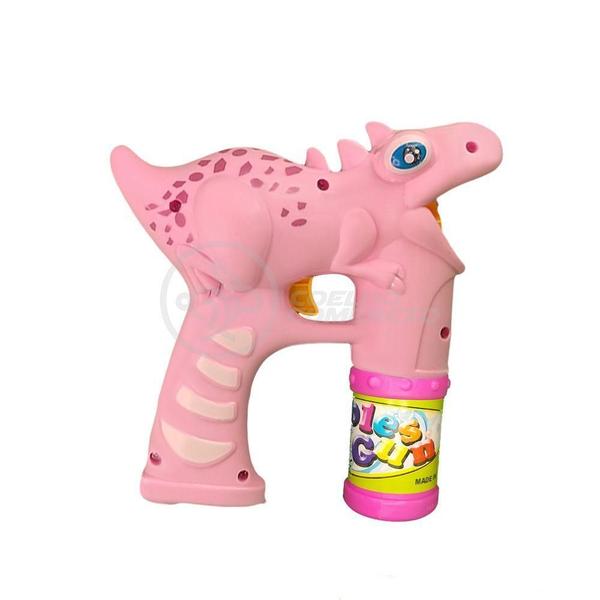 Imagem de Bubble Machine Bolhudo Sabão Bolha Mágica Infantil Sapo Rosa