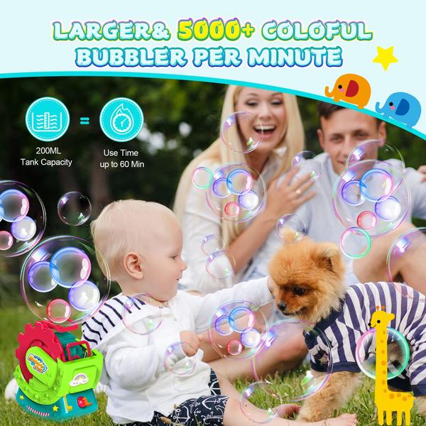 Imagem de Bubble Machine Make Kids Smile Bubble Fun 6000 Bubbles