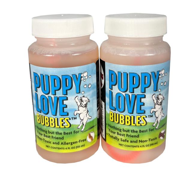 Imagem de Bubble Solution Atomic Bubbles Puppy Love, 120 ml, pacote com 2