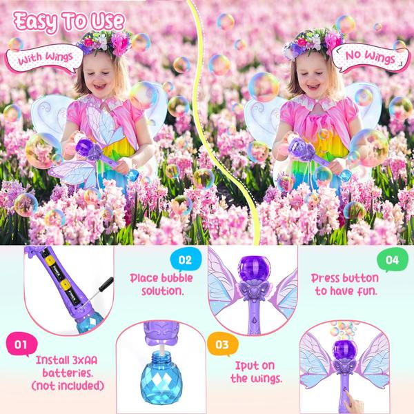 Imagem de Bubble Wand PANAMALAR Automatic Butterfly 10000+ Bubbles