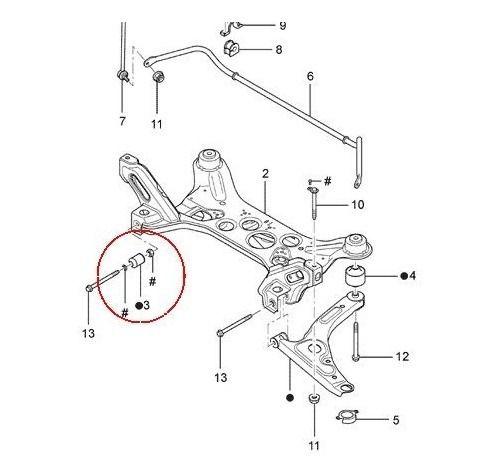 Imagem de Bucha Bandeja Dianteira-menor Ford Transit Original 09/14