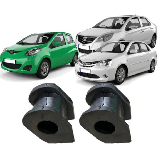 Imagem de Bucha Barra Dianteira Toyota Etios Lifan 530 Jac J2 Par