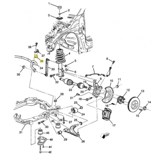 Imagem de Bucha Da Barra Estabilizadora Direcao Reviam Cruze f4000 Motor Mwm Diesel (1910mm) 300330