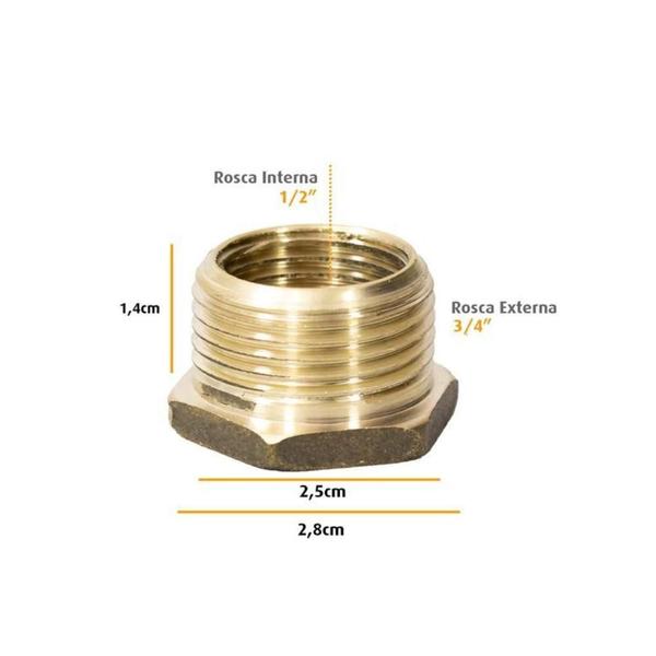 Imagem de Bucha de Redução 3/4 x 1/2 - Garden