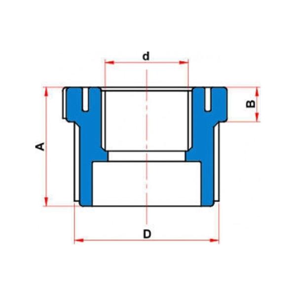 Imagem de Bucha de Redução Roscável 1" x 1/2" Tigre