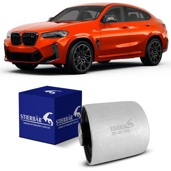 Bucha Do Braço Tirante Controle Oscilante Curvo Suspensão Dianteira BMW X4 M Competition F98 2019 2020 2021 2022 - Stierbar Imagem de Bucha Do Braço Tirante Controle Oscilante Curvo Suspensão Dianteira BMW X4 M Competition F98 2019 2020 2021 2022