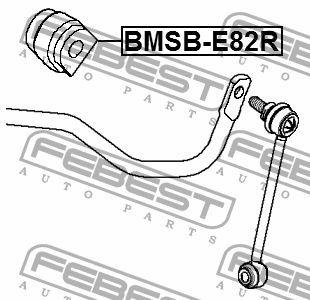 Imagem de Bucha estabilizador traseiro BMW E81 E82 E90 E92  - Febest