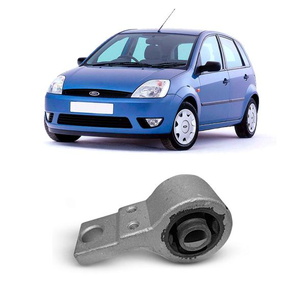 Imagem de Bucha Maior Com Suporte Bandeja Suspensão Dianteira Ford Fiesta Hatch 2002 2003 2004 2005 2006 2007 2008 2009 2010