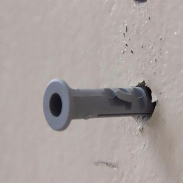 Bucha Plastica 10 mm Com Anel De Encosto Pacote 500 Peças - Ivplast Imagem de Bucha Plastica 10 mm Com Anel De Encosto Pacote 500 Peças - Ivplast