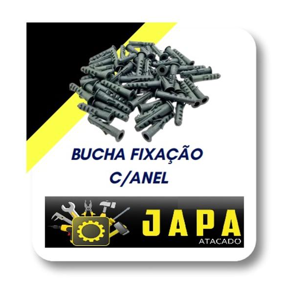 Imagem de Bucha Plástica S8 com anel IV Plast Pacote com 1000