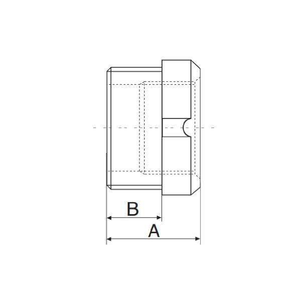 Imagem de Bucha Reduco Com Rosca BSP 1" x 1/2" Aluminio TRAMONTINA