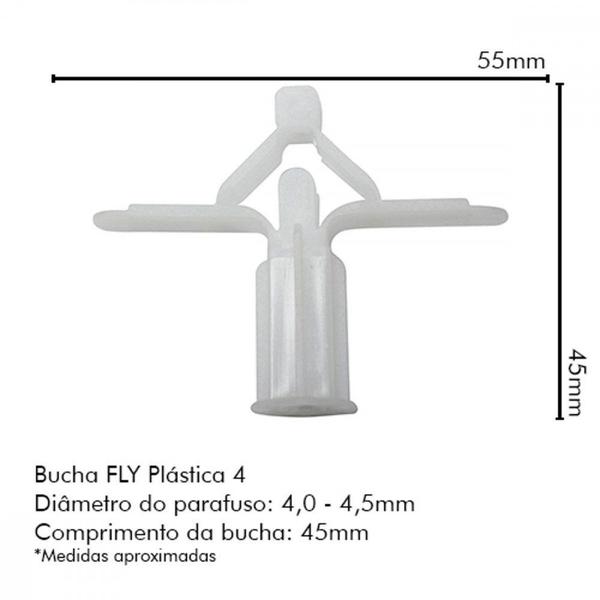 Imagem de Bucha Sfor Gesso Fly 04 C/250