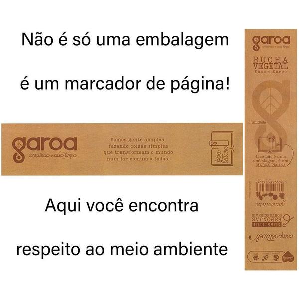 Imagem de Bucha Vegetal Para Banho E Louça - Garoa (Combo 10 Unidades)