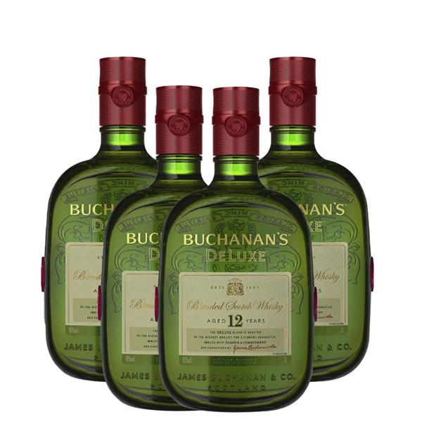 Imagem de Buchanan's DeLuxe Blended Whisky Escocês 12 anos 4x 1000ml
