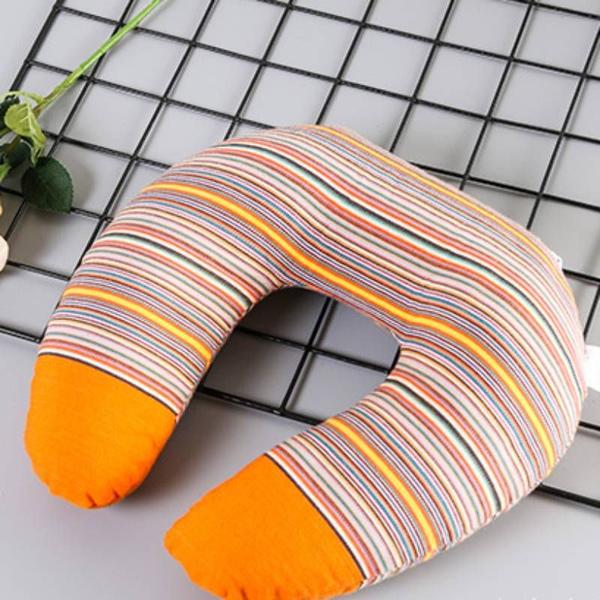 Imagem de Buckwheat Husk U-shaped Neck Pillow, Travel Plane Nap