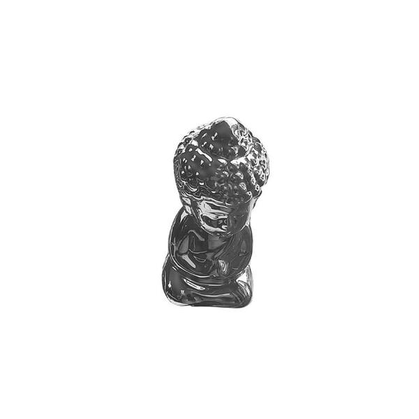 Imagem de Buda Em Cerâmica Pequeno Prata