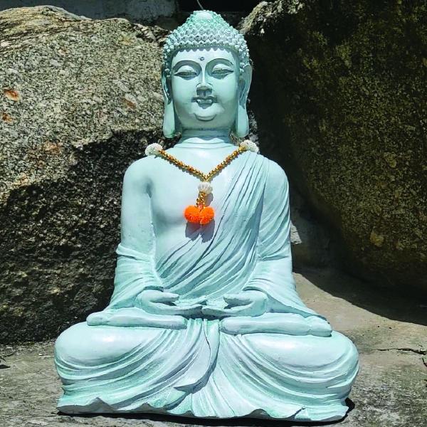 Imagem de Buda Hindu Meditando Escultura Xg2 05510